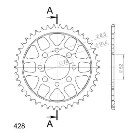 Supersprox Rear sprocket 802.34 34t