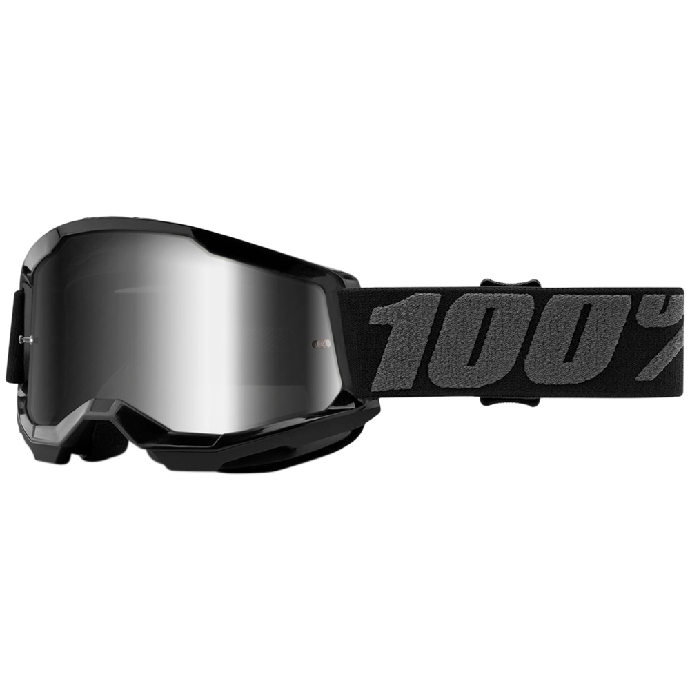 Vaikiški krosiniai 100% Strata 2 Junior akiniai (Veidrodinis stikliukas)