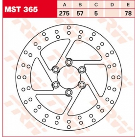 GALINIS STABDŽIŲ DISKAS MST365 SUZUKI VS 1400cc 1987-2003 1VNT
