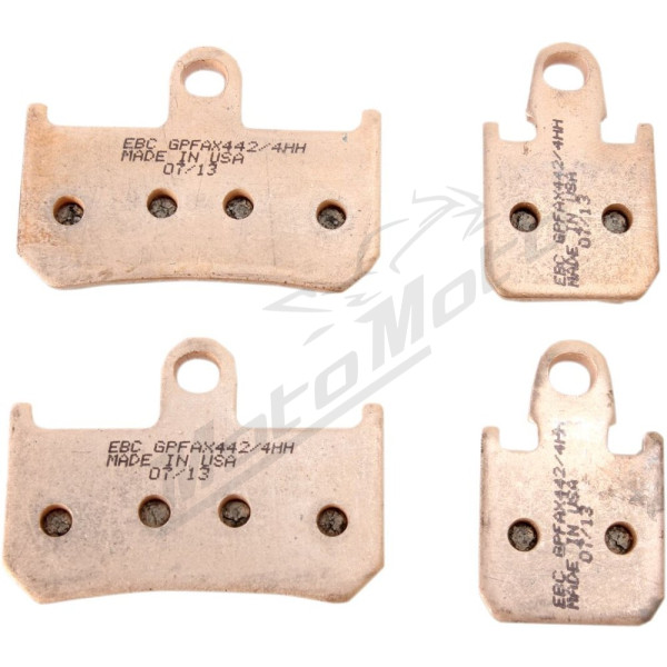 EBC Sintered Road Race "GPFAX" Brake Pads YAMAHA VMX / MT-01 / YZF-R1 1000-1700 07-17