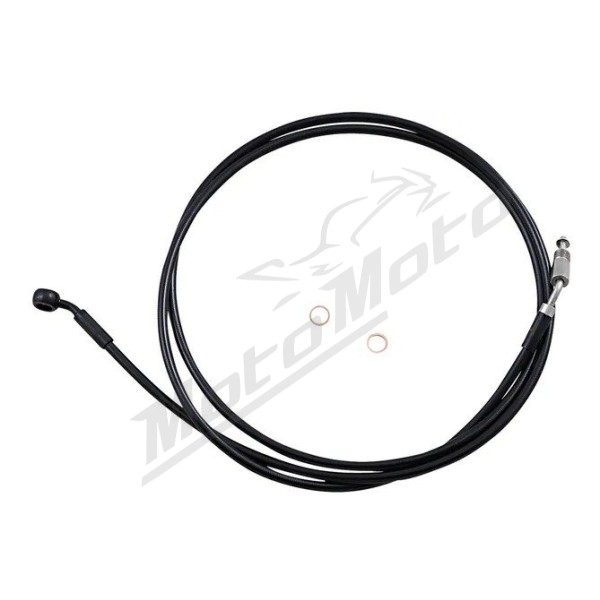 MAGNUM SHIELDING Hidraulinės sankabos žarnelė juoda/juodos jungtys Harley Davidson FLHTCUSE / FLHXSE / FLTRUSE / FLTRXSE 1800 08-12 198cm