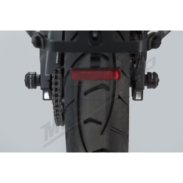 SW-MOTECH Rear Axle Slider Set Triumph Tiger 800-900 11-23