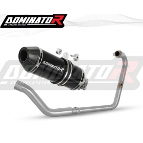 Benelli BN 125 2018 - 2023 Full Exhaust System Collector Silencer HP3 BLACK + dB killer