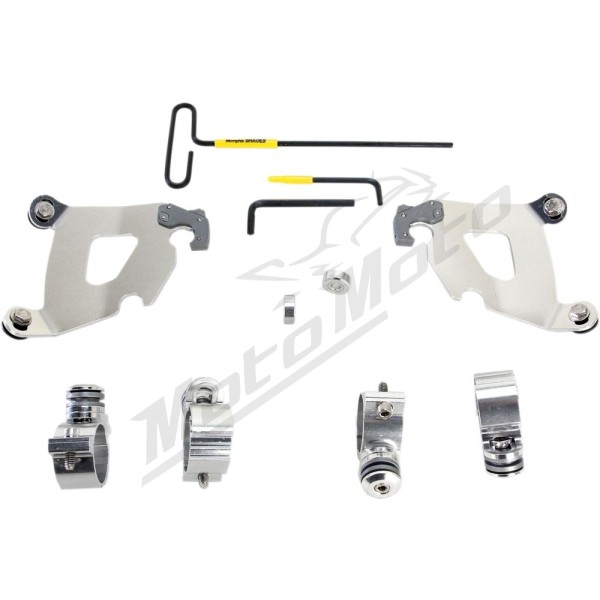 MEMPHIS SHADES HD Cafe Fairing Trigger-Lock Hardware Kit Harley Davidson XL 1200 11-19