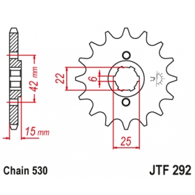 Front sprocket JTF292