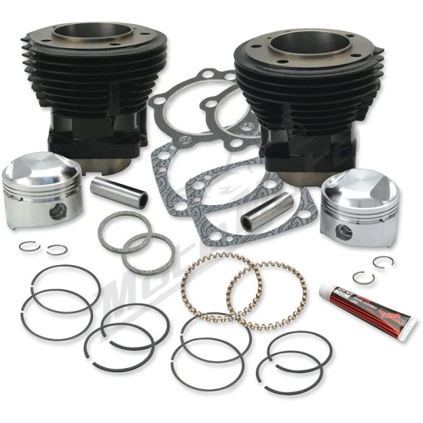 S&S CYCLE Stock Bore 80" Cylinder and Standard Compression Piston Kit Harley Davidson FLH / FLHC / FLHT / FLT / FLTC 1340cc 79-84
