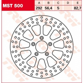 PRIEKINIŲ STABDŽIŲ DISKAS MST500 HARLEY DAVIDSON 883-1690cc 1999-2019 1VNT