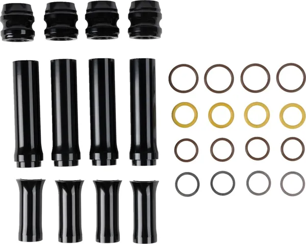 ARLEN NESS Pushrod Tube Cover Kit Harley Davidson FLD / FLHR / FLHRC / FLHRCI 1340-1800cc 99-17