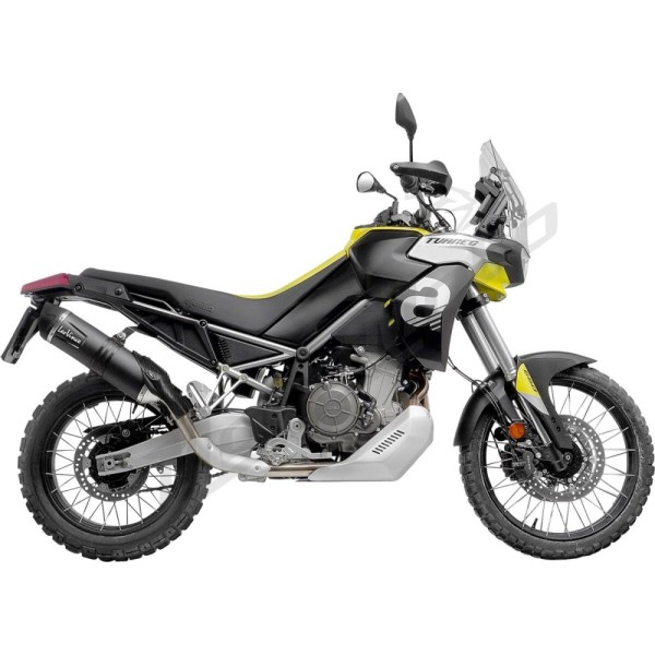 LEOVINCE LV One Evo Black Edition Slip-on Muffler APRILIA TUAREG 660 22-24