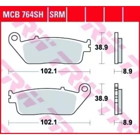 BRAKE PADS TRW MCB764SRM