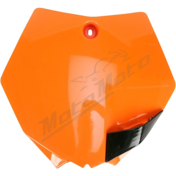 UFO Oranžinis priekinis numerio plastikas KTM SX 85cc 13-17