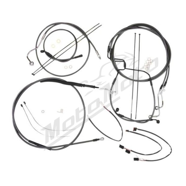 MAGNUM SHIELDING Black Pearl Handlebar Installation Kit 38/43cm Harley Davidson FLTRK / FLTRXSE / FLTRXST 1750/1977 21-24