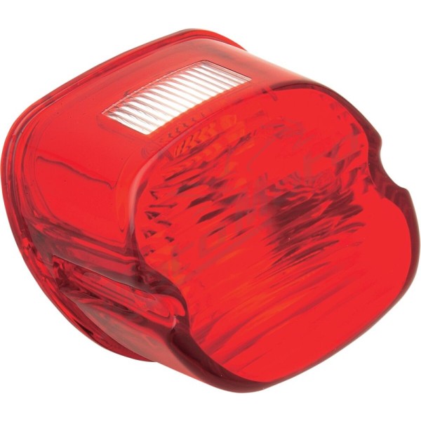 DRAG SPECIALTIES Laydown Taillight Lens with Top Tag Window Harley Davidson FLHT / FLHTC / FXWG 1340cc 80-83