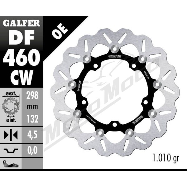 GALFER Wave® Front Brake Rotors Yamaha MT-03 / MT-250 / YZF-R25 / YZF-R3 / YZF-R7 15-24