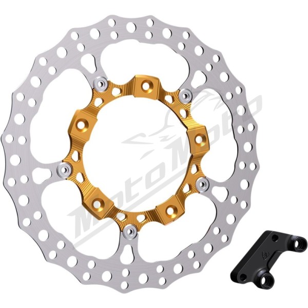 ARLEN NESS Big Brake 14" Full Floating Brake Rotor Kit Harley Davidson FLHR / FLHRXS / FLHTCU / FLHTCUTGSE 1690-1923cc 14-24