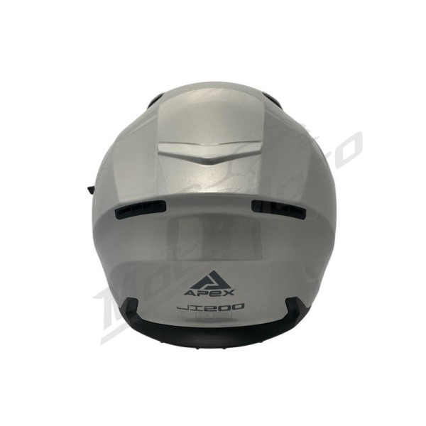 Open Helmet APEX JI200 Solid Silver