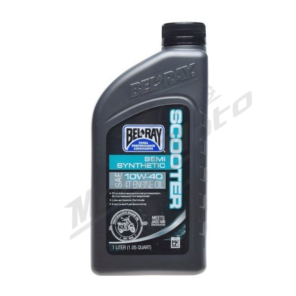 BEL-RAY SCOOTER 10W40 Semi-synthetic oil 4T 1L