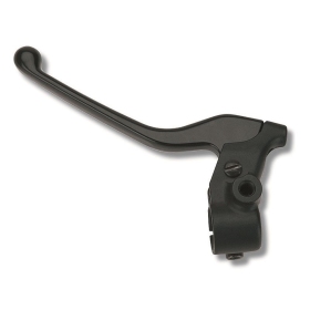 DOMINO Universal Complete Clutch Lever + Mirror Support Black 24mm
