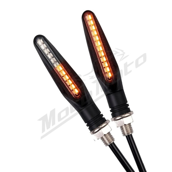 Universal Dynamic turn signals 24 LED 2pcs (with stop light function)