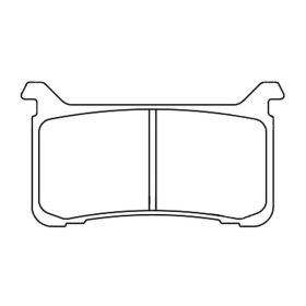 CL BRAKES 1252C60 stabdžių trinkelės HONDA CBR / CMX 600-1100 17-25