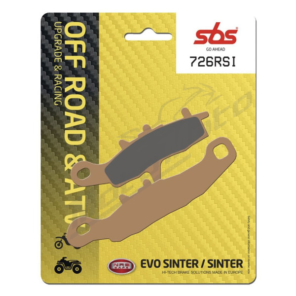SBS RSI Offroad Racing 726RSI Sintered Brake Pads Kawasaki / Suzuki 85-250cc 97-22