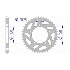 AFAM Aluminium Rear Sprocket 525 40-43 teeth
