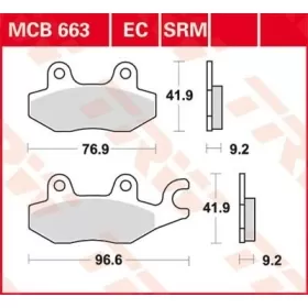 TRW All Round Sintered Metal Brake Pads CF Moto / Daelim / Honda / Kymco / PGO / Suzuki 50-400cc 97-24
