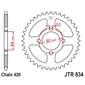 Rear sprocket JTR834