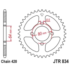 Rear sprocket JTR834