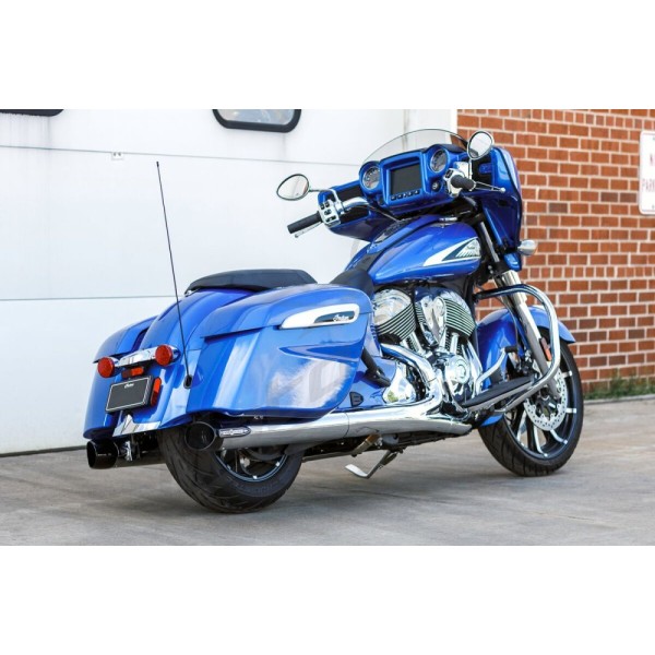 S&S CYCLE 4" Broadhead Slip-On Mufflers Indian Challenger / Chieftain 1768-1890cc 14-26