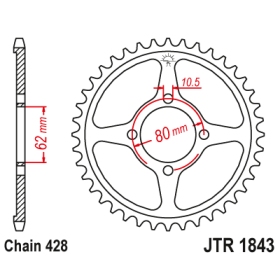 Rear sprocket JTR1843