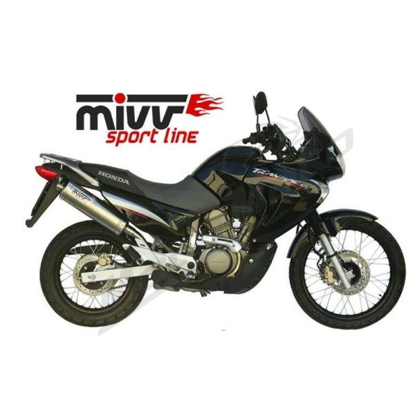 MIVV Oval Classic Slip-on Stainless Steel Honda XL650V Transalp 05-06