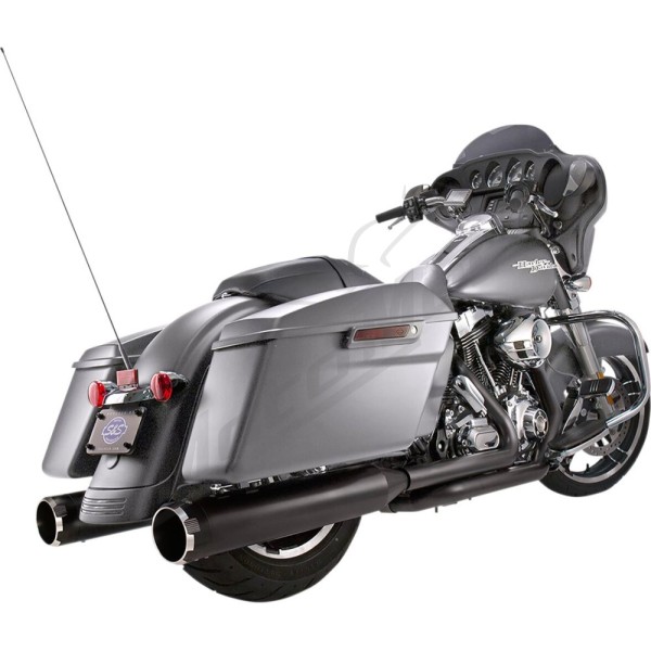 S&S CYCLE Mk45 EC Slip-On Mufflers Harley Davidson FLHR / FLHRC / FLHRXS / FLHT 1750-1923cc 17-20