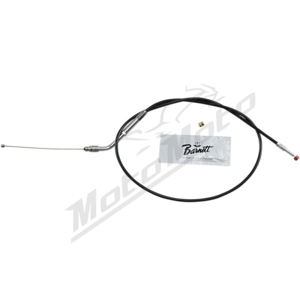 BARNETT Black Vinyl Throttle/Idle Cable Harley Davidson 883-1200CC 2007-2022