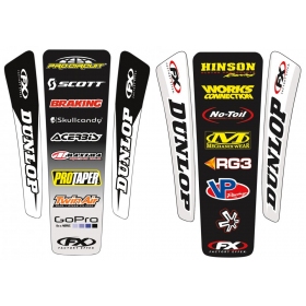 Umioversal rear fender decal set 