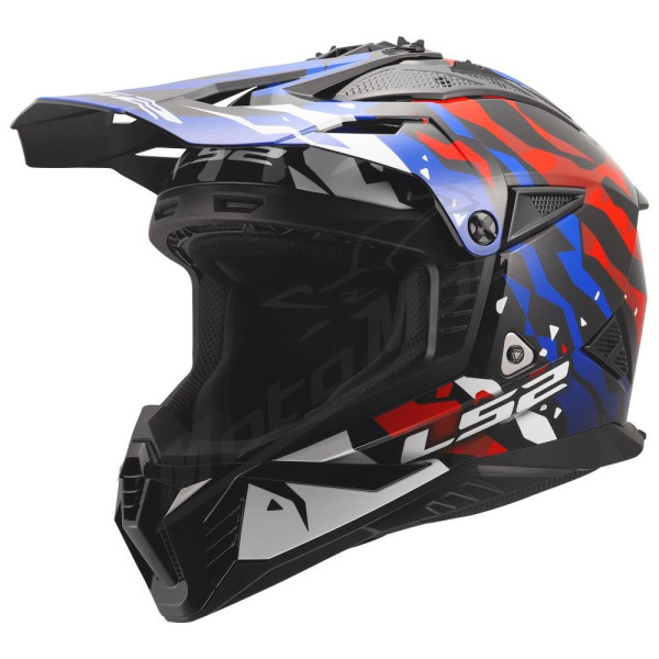 Motocross Helmet LS2 MX708 FAST 2 GROTESK
