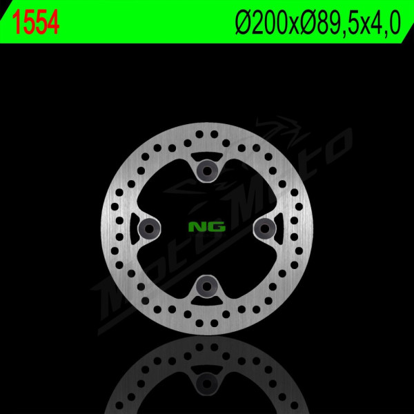 NG Front Fixed Brake Disc 200X89.5X4.0mm Suzuki LT-A 700-750cc 05-08