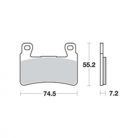 BRAKE PADS FERODO FDB2114P / MCB703 STANDARD PLATINUM