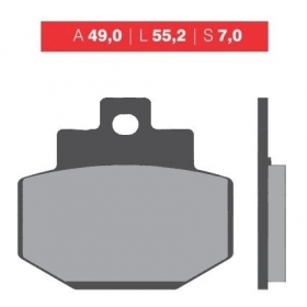 Brake pads NOVASCOOT FT4024 / MCB727 SINTERED