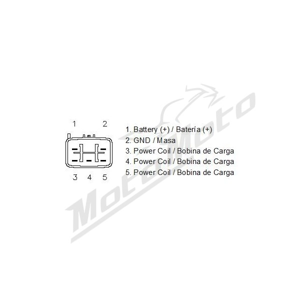 MOTOPLAT Regulator Kawasaki / Suzuki / Yamaha 125/1700 02-19