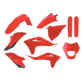 Polisport plastikų komplektas GasGas EC 250/350cc 21-23 Raudona