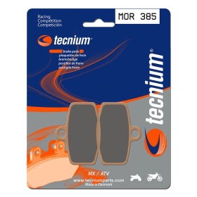 TECNIUM Racing MX/ATV stabdžių trinkelės MOR385 Husqvarna / KTM / Sherco 0-350cc 12-23