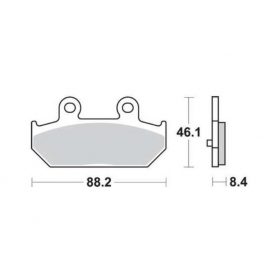 BRAKE PADS FERODO FDB2173ST / MCB751 ROUTE