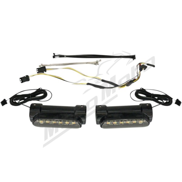 CUSTOM DYNAMICS Dynamic Engine Guard LEDs Harley Davidson FLH / FLHR / FLHRXS 1690-1977cc 14-24