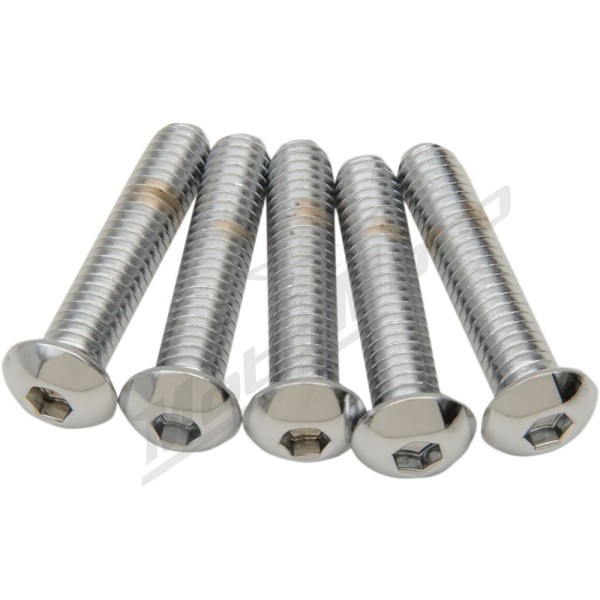 DRAG SPECIALTIES Replacement Button Head Bolts M8 5vnt.