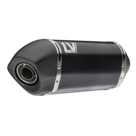 LEOVINCE LV-14 Black Edition Slip-On Muffler Stainless Steel / Carbon Fiber Voge DS 900 24-25