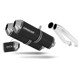 Kawasaki Z1000 2003-2006 EU Approved Exhaust Silencer OVR BLACK