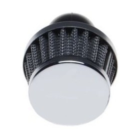 Sport air filter chrome Ø30-35 90°