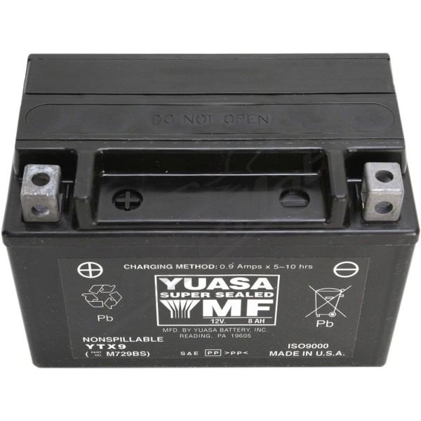 YUASA AGM Akumuliatorius YUASA FA YTX9 12V 8Ah