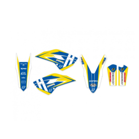 Blackbird set of stickers (veneers) Dream 4 Husaberg FE / FS 250-570cc 13-14 Yellow/Blue